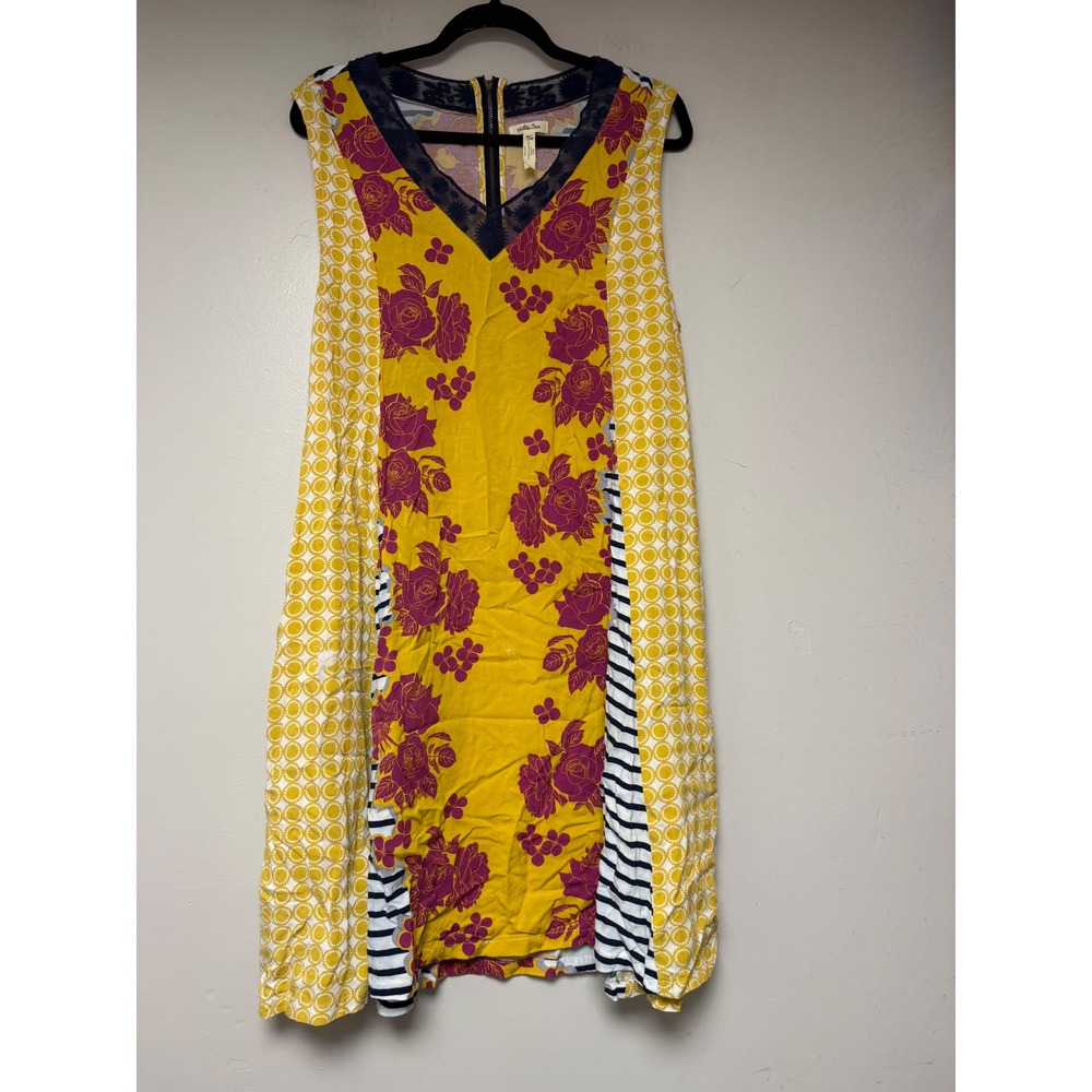 Matilda Jane Girls Rainbow Patchwork Floral Dress Size‎ 10